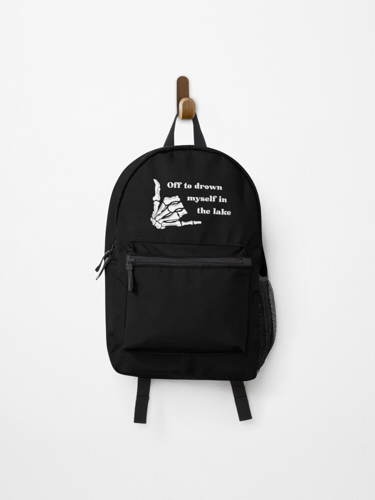 Drown Myself in the Lake Sticker Backpack