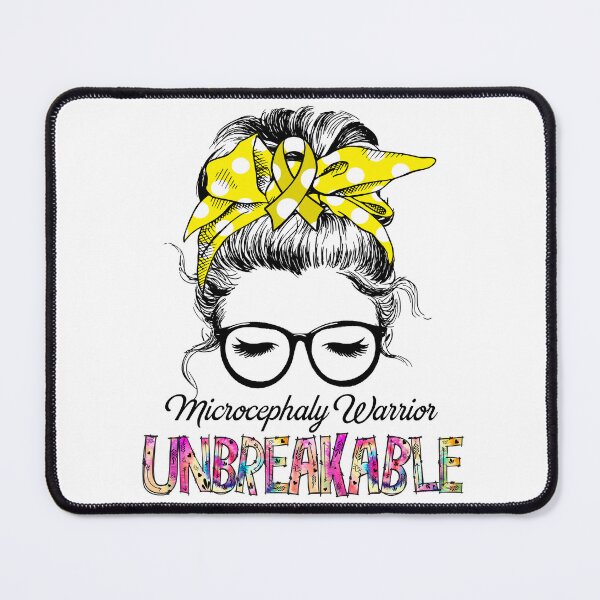 Item preview, Microcephaly Warrior - UNBREAKABLE - Microcephaly Ribbon designed and sold by Tifrop.