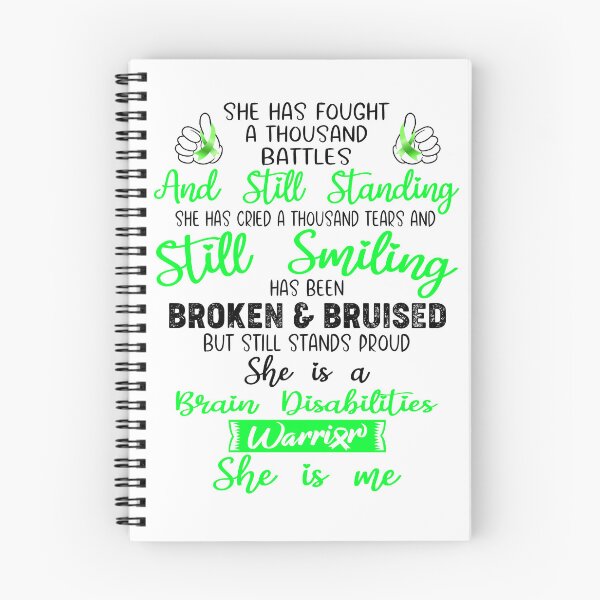 Item preview, Brain Disabilities Warrior SHE IS ME - Support Brain Disabilities Fighter Gifts designed and sold by Berriosly.
