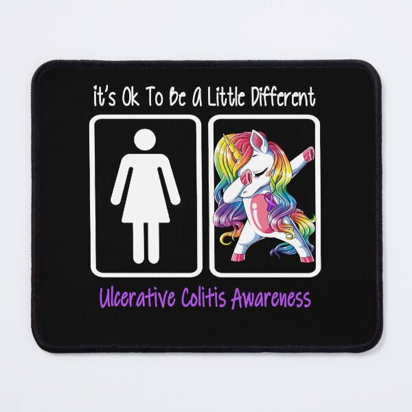 Item preview, Ulcerative Colitis Awareness - It is Ok To Be A Little Different designed and sold by RekaJoJo.