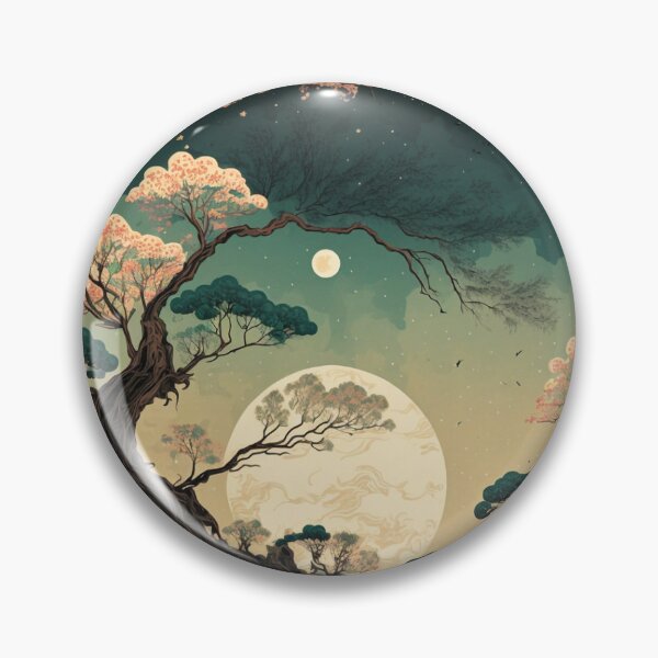 Item preview, Circular landscape japan nature  designed and sold by Consciousmess.