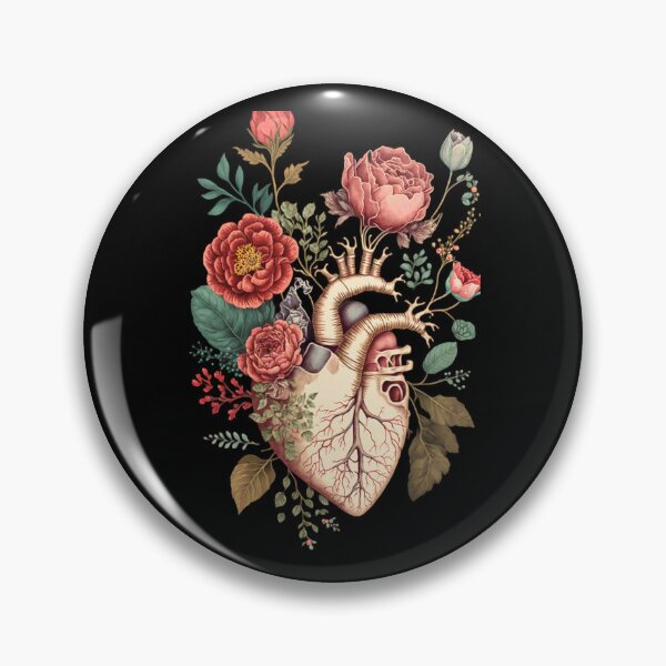 Item preview,  Anatomical Heart Floral Heart designed and sold by Oussamamehenni.