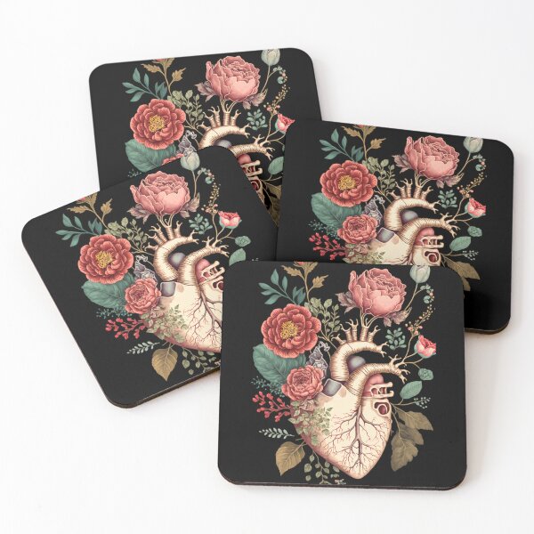 Item preview,  Anatomical Heart Floral Heart designed and sold by Oussamamehenni.