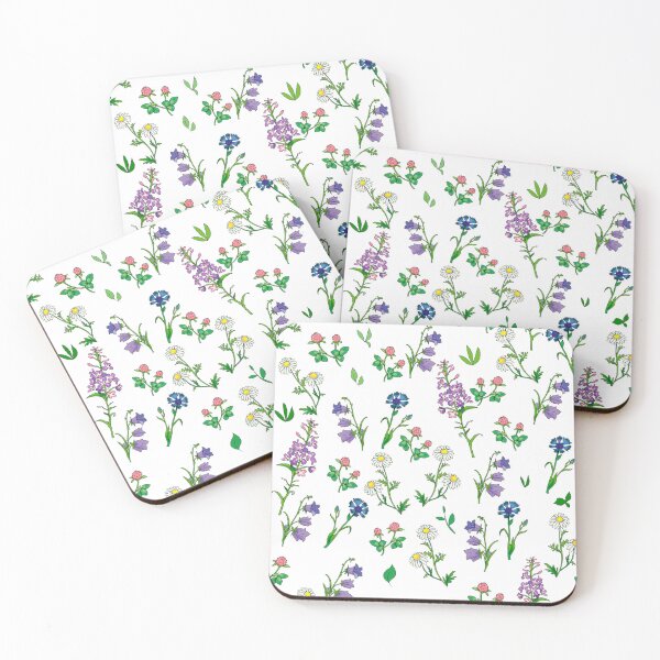 Item preview, botanical flower pattern designed and sold by sonaadalian.