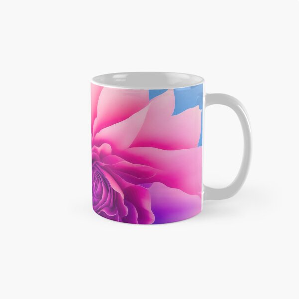 Item preview, Pink and blue rose flower designed and sold by HappyBlackMoona.