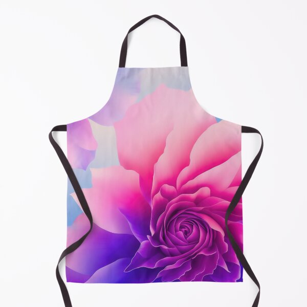 Item preview, Pink and blue rose flower designed and sold by HappyBlackMoona.