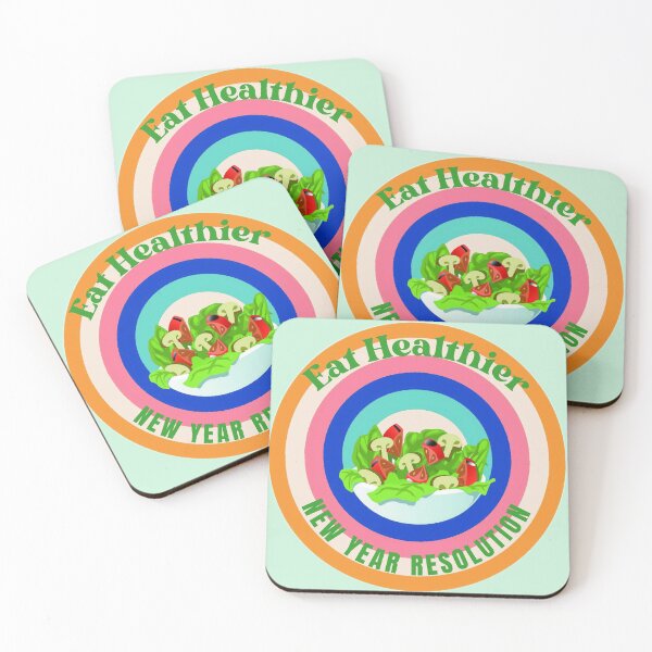 Item preview, New Year Resolution - Eat Healthier designed and sold by aywchen.