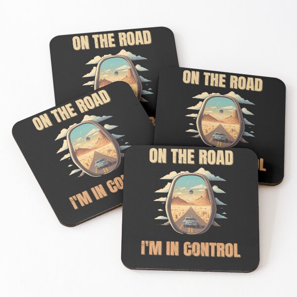 Aperçu de l'œuvre Sur la route, je suis en contrôle - Cadeau vintage pour les moniteurs de conduite et ceux qui aiment la voiture créée et vendue par Cr4ftyCreations.