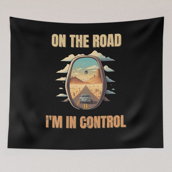 Item preview, On The Road I'm In Control - Vintage Gift for driving instructors and those who loves car designed and sold by Cr4ftyCreations.