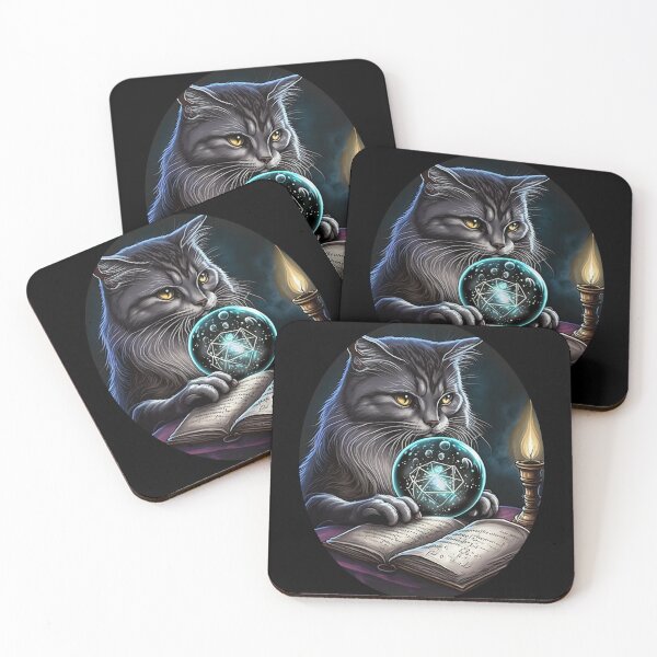 Item preview, Spell Orb Mage Cat designed and sold by 9LivesCats.