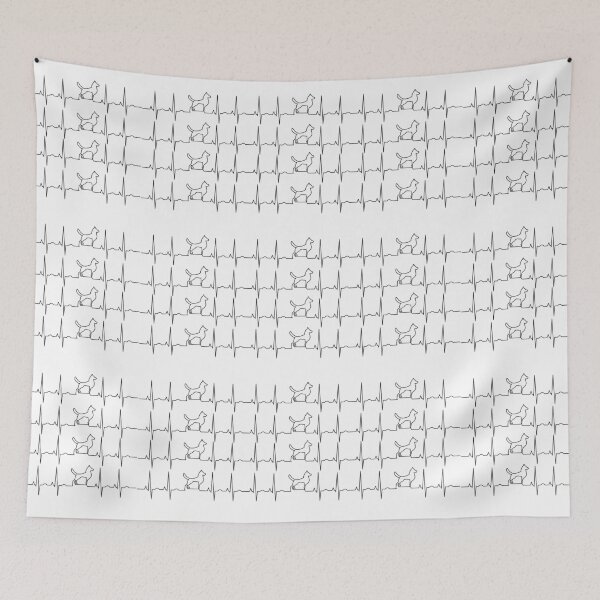 Item preview, Dog Love Cardiogram designed and sold by gthylla.