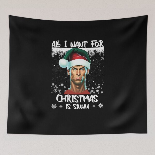 Item preview, cristiano ronaldo siuuu funny christmas designed and sold by Mohamedprf.