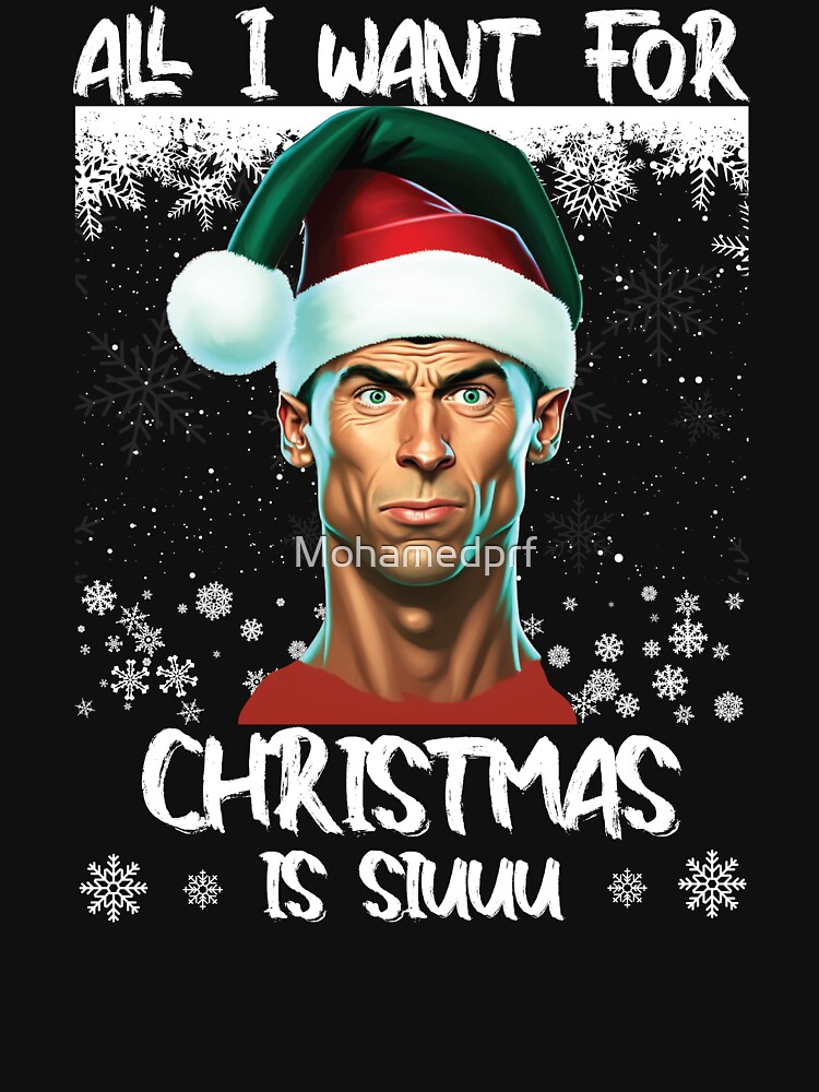  Vision Signs All I Want for CR7istmas is SIUUU