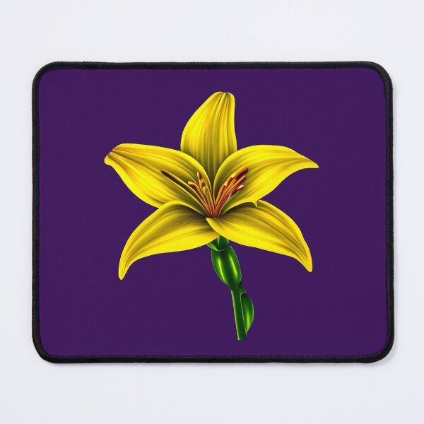 Item preview, Yellow lily flower designed and sold by gramizzia.