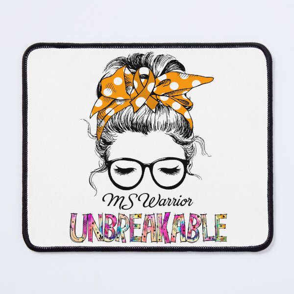 Item preview, MS Warrior - UNBREAKABLE - MS Ribbon designed and sold by Tifrop.