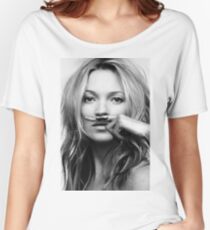 Kate Moss - Life is a joke fashion print Women's Relaxed Fit T-Shirt