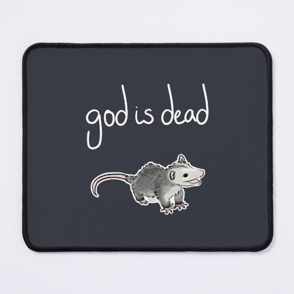 Item preview, God is dead opossum designed and sold by SpectacledPeach.