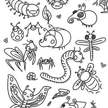Artwork thumbnail, Bugz Coloring Page by plotDriving-NPC