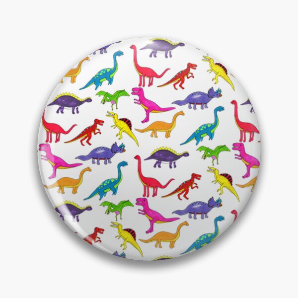 Item preview, Colourful Dinosaur Repeat Pattern designed and sold by TheDizzyFox.