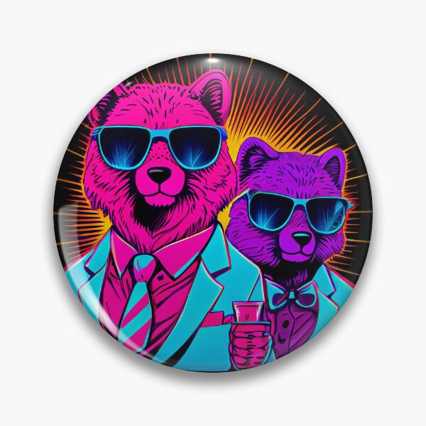 Item preview, cool party bear bros designed and sold by ArtificialGenes.