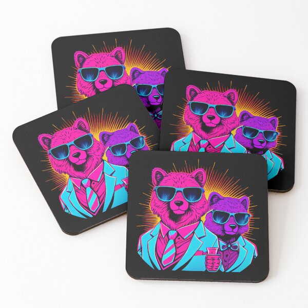 Item preview, cool party bear bros designed and sold by ArtificialGenes.