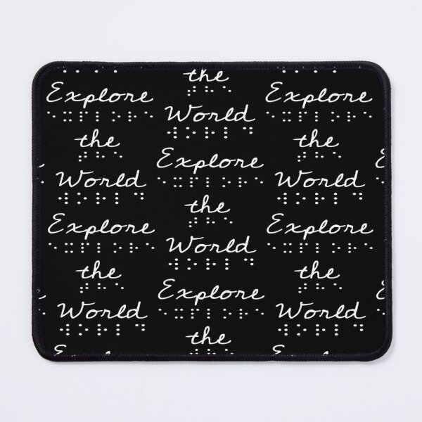 Item preview, Braille Explore The World Blind Inspirational Hoodie designed and sold by Melanies16.
