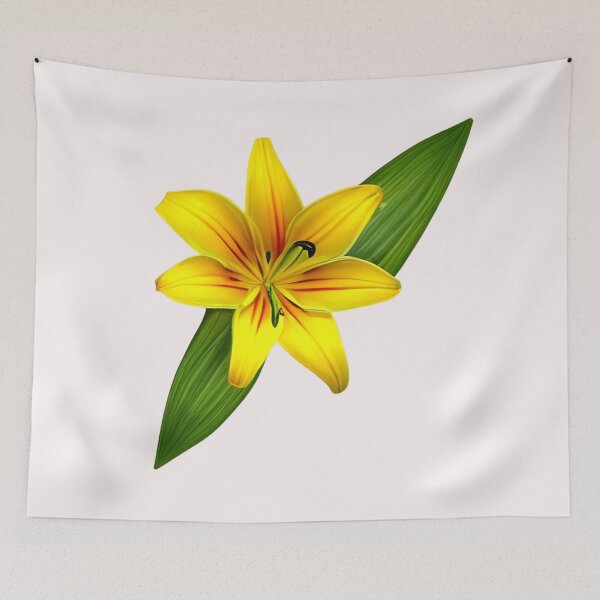 Item preview, Yellow lily flower designed and sold by gramizzia.
