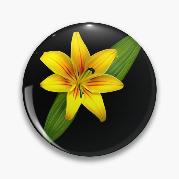 Item preview, Yellow lily flower designed and sold by gramizzia.