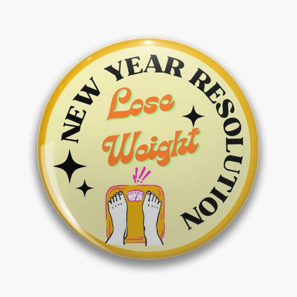 Item preview, New Year Resolution - Lose Weight designed and sold by aywchen.