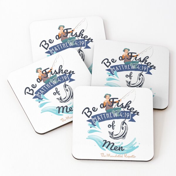 Item preview, Be a Fisher of Men | Matthew 4:19 - White designed and sold by TheReporter1.