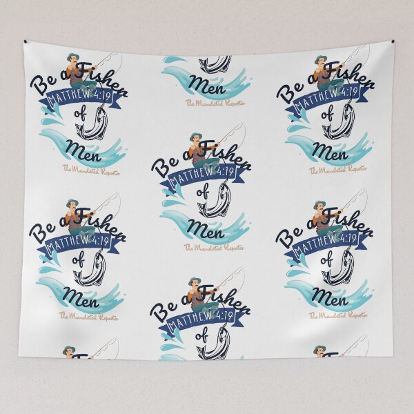 Item preview, Sea pescador de hombres | Mateo 4:19 - Blanco designed and sold by TheReporter1.