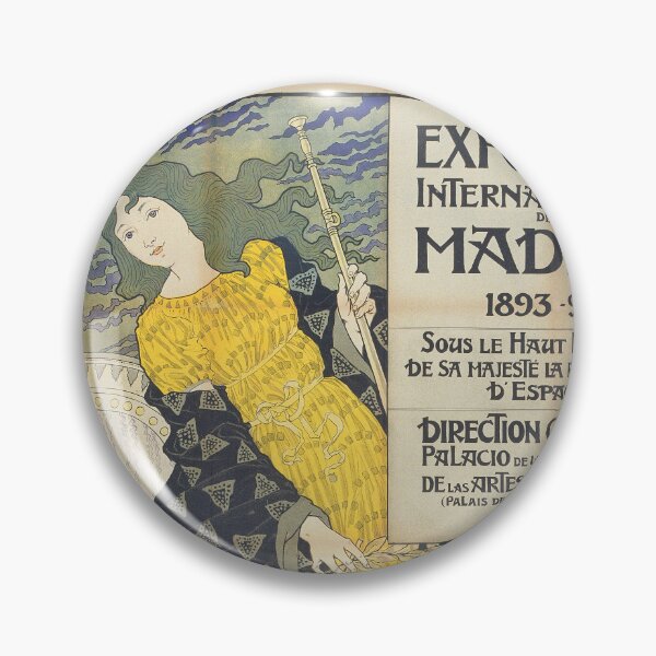 Item preview, Eugene Grasset  Madrid International Exhibition designed and sold by TeeARTHY.