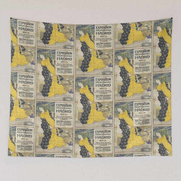 Item preview, Eugene Grasset  Madrid International Exhibition designed and sold by TeeARTHY.