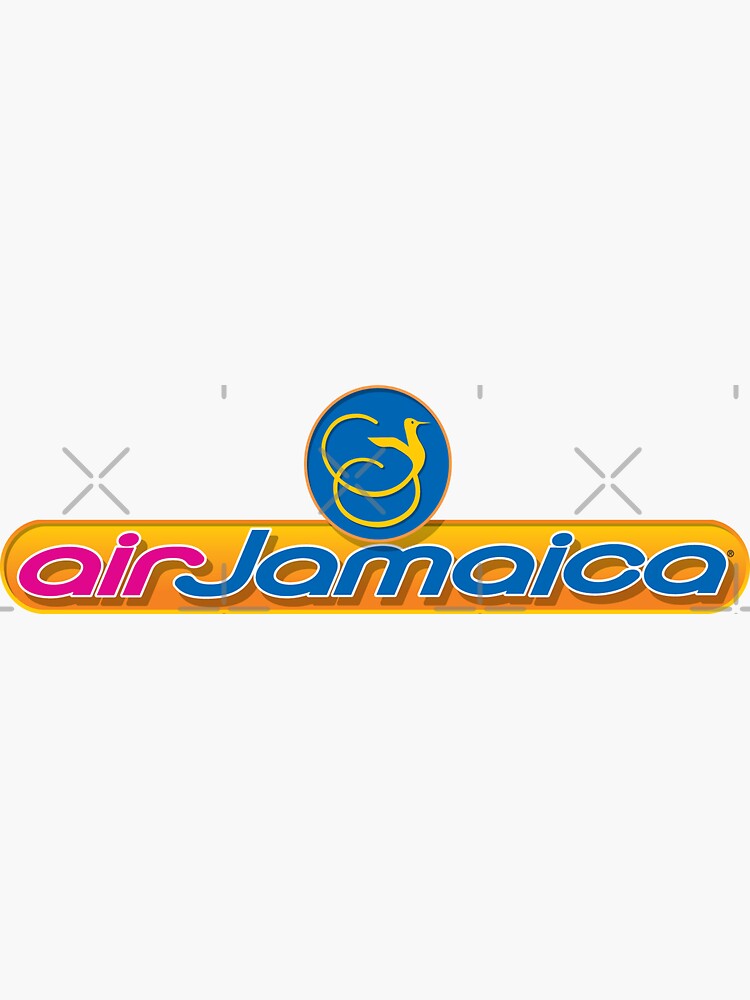 "Air Jamaica Logo" Sticker for Sale by PrintsOfPiece Redbubble
