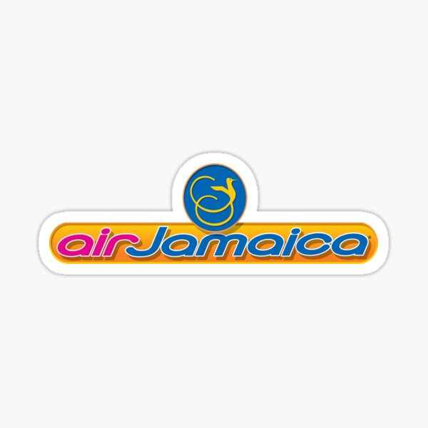 "Air Jamaica Logo" Sticker for Sale by PrintsOfPiece Redbubble