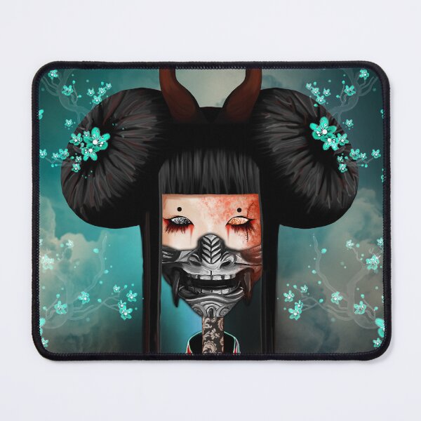 Item preview, Geisha Female Samurai Warrior, Sakura Tree designed and sold by InkyGenies.