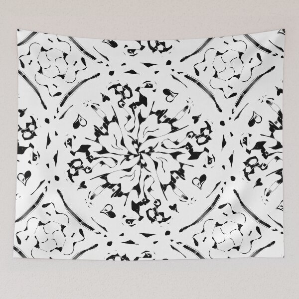 Item preview, Abstract simple black and white pattern  designed and sold by AlinaSCorner.