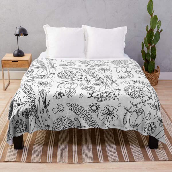 Item preview, Flowery Coloring Page designed and sold by plotDriving-NPC.