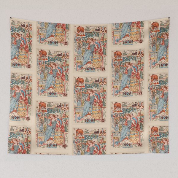 Item preview, Eugene Grasset Sleeping woman in the arms of her servant designed and sold by TeeARTHY.