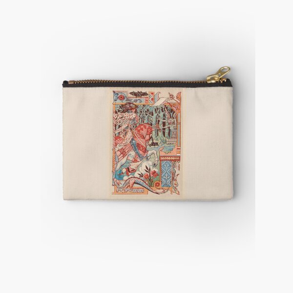 Item preview, Eugene Grasset Knight on his horse pointing his spear against an imp designed and sold by TeeARTHY.