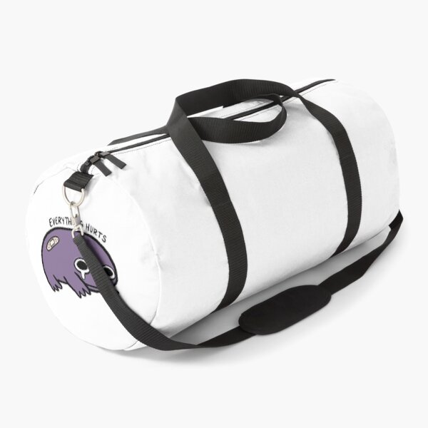 Item preview, Everything Hurts | Crying Eggplant Purple Frog with Bandage designed and sold by iristocat.