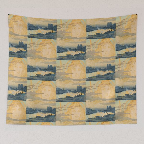 Item preview, Eugene Grasset  Sainte Geneviève Veillant Sur Paris designed and sold by TeeARTHY.