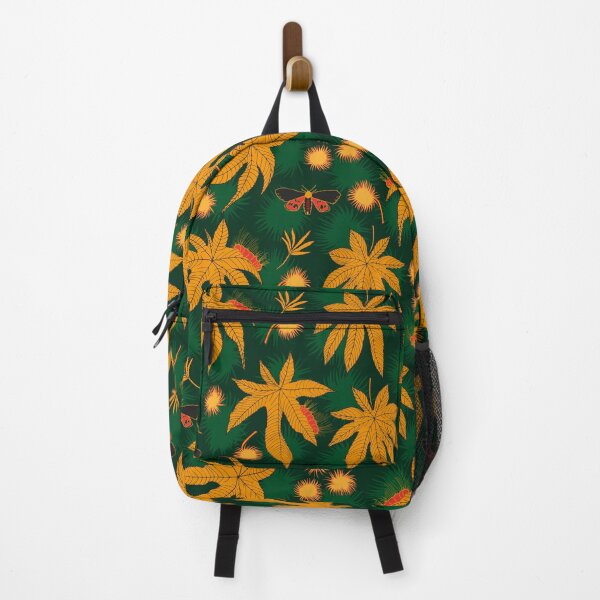 Vista previa del artículo con la obra «ricinus y polillas - verde-naranja», diseñado y vendido por kobyakov.