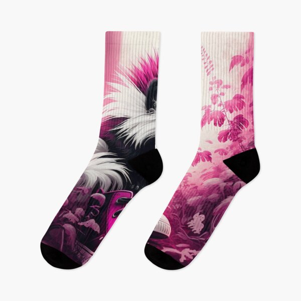 Item preview, Quirky Magenta Skunk designed and sold by TheArtfulAllie.