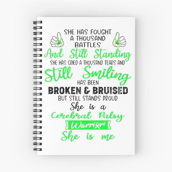 Item preview, Cerebral Palsy Warrior SHE IS ME - Support Cerebral Palsy Fighter Gifts designed and sold by Berriosly.
