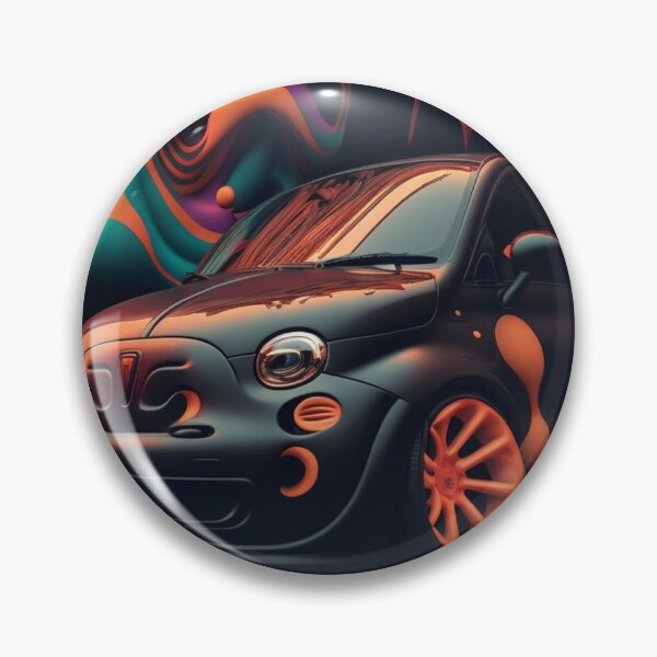 Item preview, Black & Orange Abarth designed and sold by CosmicBee.