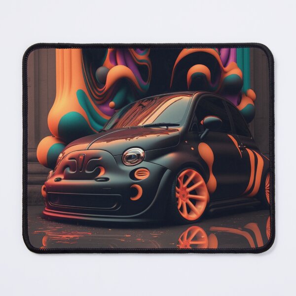Item preview, Black & Orange Abarth designed and sold by CosmicBee.