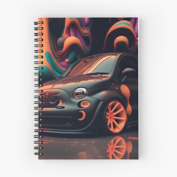 Item preview, Black & Orange Abarth designed and sold by CosmicBee.