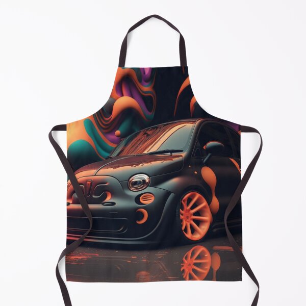 Artikelvorschau, Schwarz-oranger Abarth entworfen und verkauft von CosmicBee.