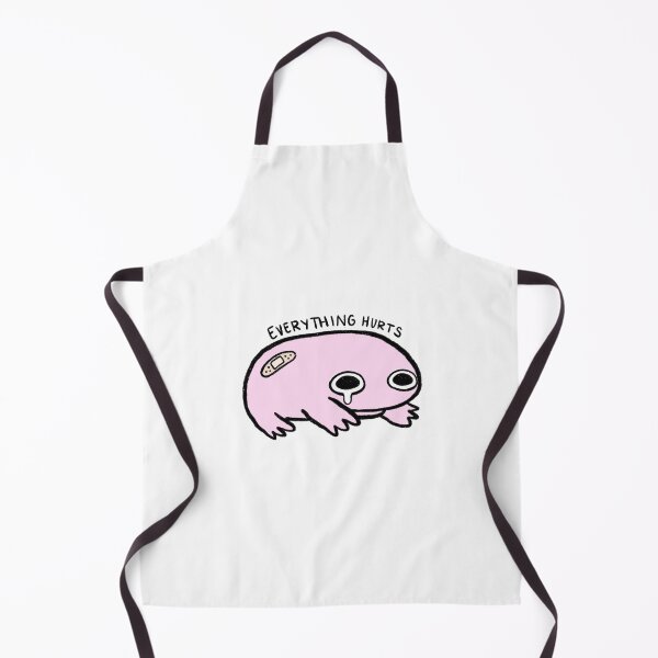 Item preview, Everything Hurts | Crying Pink Frog with Bandage designed and sold by iristocat.